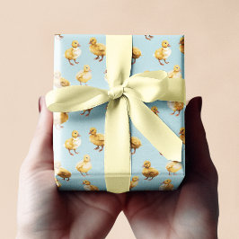 Baby Chicks Pattern | Easter Wrapping Paper Presentpapper