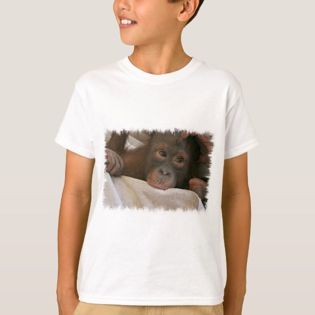 Baby Chimp Barn T-Shirt (Framsida)