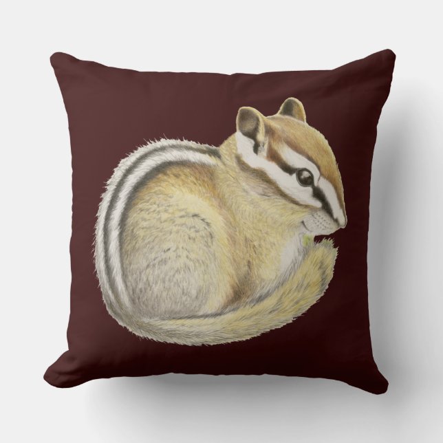 Baby Chipmunk Kudde (Framsida)