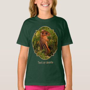 Baby Chipmunk Wildlife Animal Art T Shirt