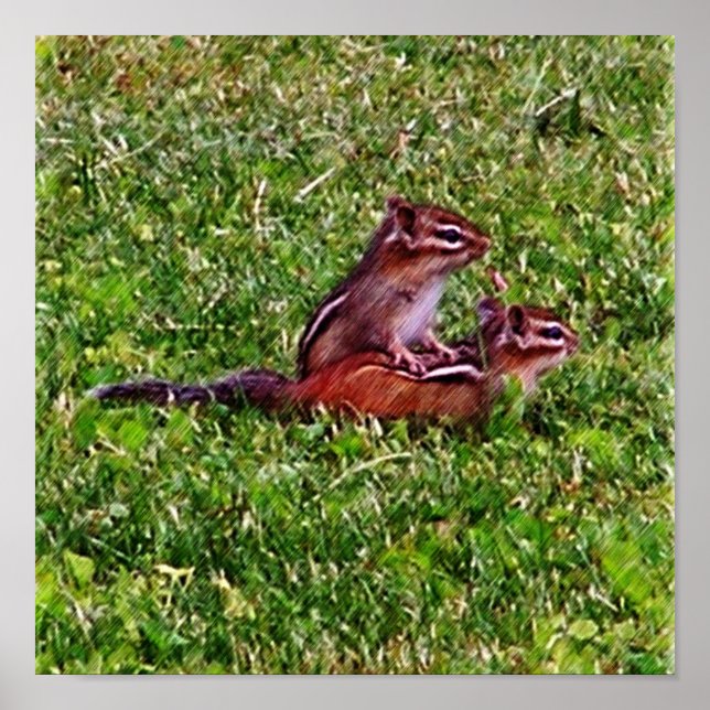 Baby Chipmuns första dag #5 Poster (Framsidan)