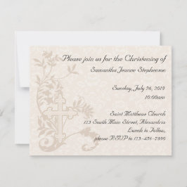Baby Christening-inbjudan Inbjudningar