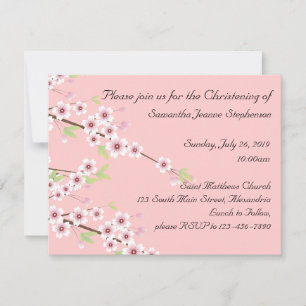 Baby Christening-inbjudan Inbjudningar