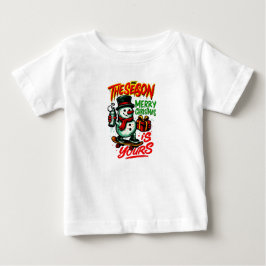  Baby Christmas Snowman Ultra-Soft Festive T Shirt