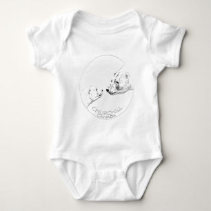 Baby Churchill Souvenir Polar Bear Creeper Shirt Tee Shirt