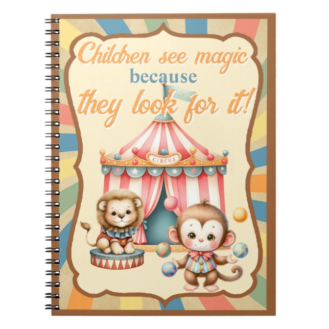 Baby Circus Anteckningsbok (Framsidan)