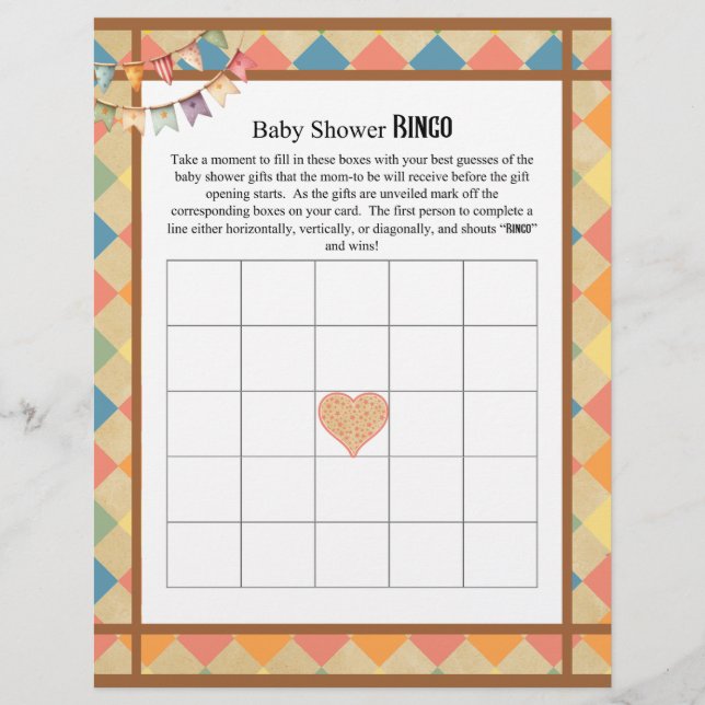 Baby Circus_ Baby Gift Bingo Brevhuvud (Framsida)