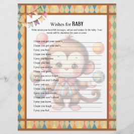 Baby Circus_ Baby Önskemål Brevhuvud