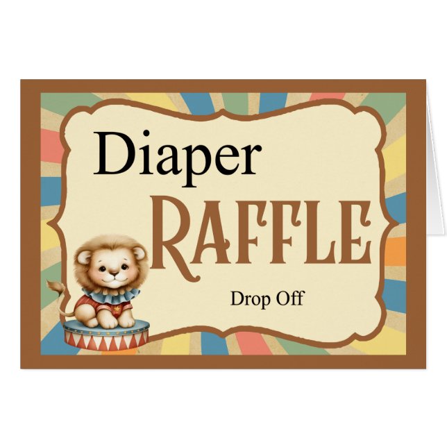 Baby Circus_ Diaper Raffle Drop OBS Kort (Framsidan Horizontal)