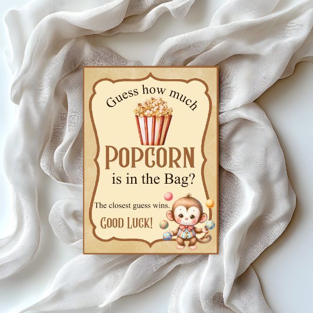 Baby Circus_Hur mycket Popcorn Brevhuvud (Skapare uppladdad)