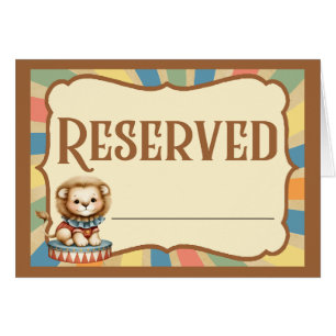 Baby Circus _ Reserverat kort