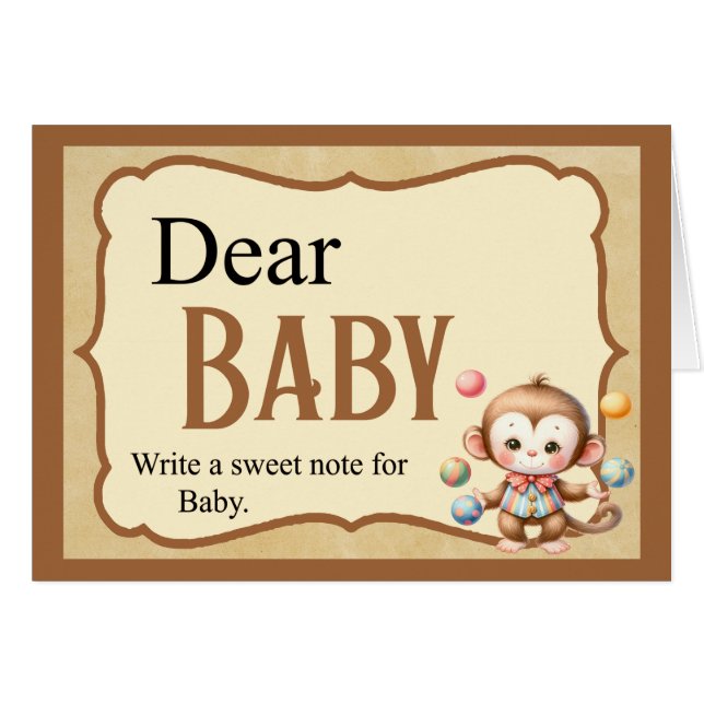 Baby Circus_ Sötnot OBS Kort (Framsidan Horizontal)