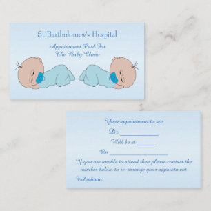 Baby Clinic Tidsbeställning Kort