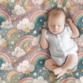 Baby Cloud Blanket Pastel Hues for Sweet Dreams Fleecefilt