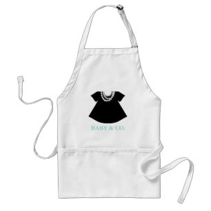 BABY & CO Little Black Dress Party Apron Förkläde
