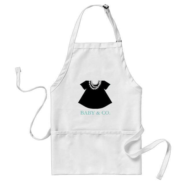 BABY & CO Little Black Dress Party Apron Förkläde (Framsidan)