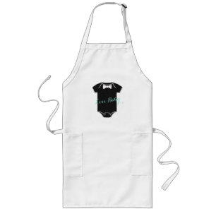 BABY & CO Little Man Boy Shower Long Apron Långt Förkläde