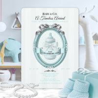 Baby & Co Modern Baby Shower Inbjudan