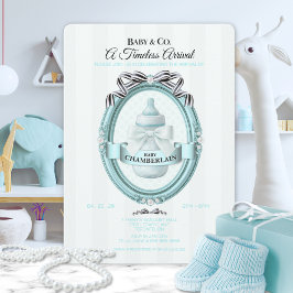 Baby & Co Modern Baby Shower Invitation Inbjudningar