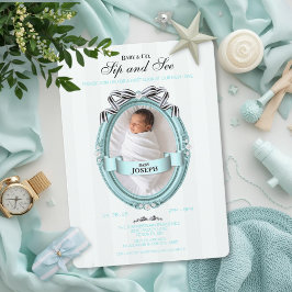 Baby & Co Sip and See Invitation Inbjudningar