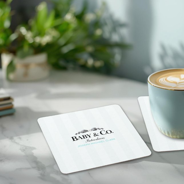 Baby & Co Sip and See  Underlägg Papper Kvadrat (Skapare uppladdad)