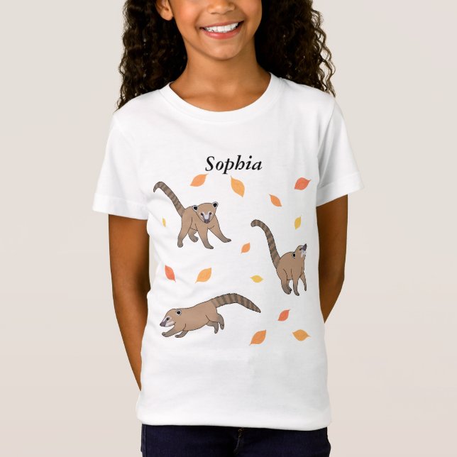 Baby Coatis T Shirt (Framsida)