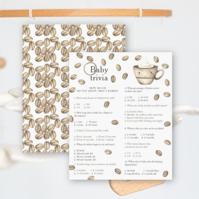 Baby Coffee baby shower - Baby Trivia-spel (Skapare uppladdad)