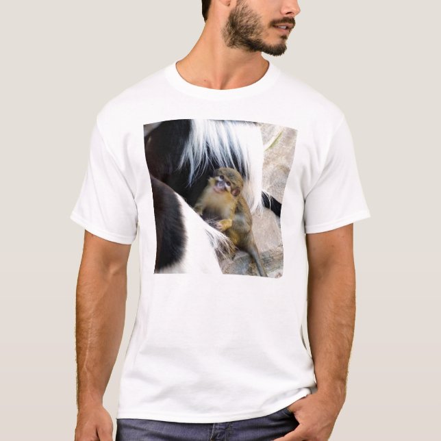 Baby Colobus monkey T-shirt (Framsida)