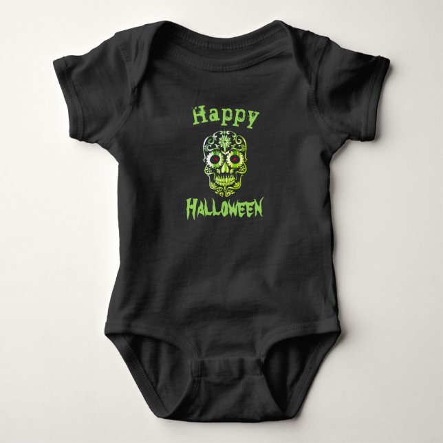 Baby coola snyggt Halloween väst T Shirt (Framsida)