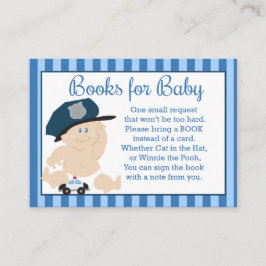 Baby Cop Polisofficer Baby Shower Böcker för Bebis Tilläggskort
