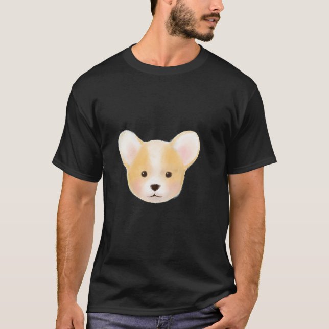Baby Corgi T Shirt (Framsida)
