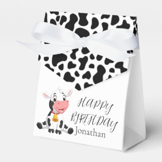 Baby Cow Birthday Presentaskar