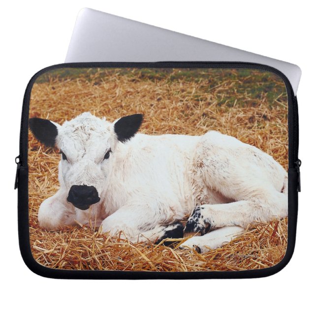 Baby Cow, Calf Laptop Fodral (Framsidan)