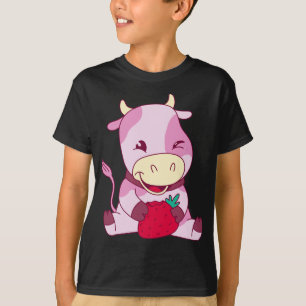 Baby Cow Kärlek Jordgubbar Uppfödare Fa T Shirt