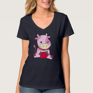Baby Cow Kärlek Jordgubbar Uppfödare Fa T Shirt