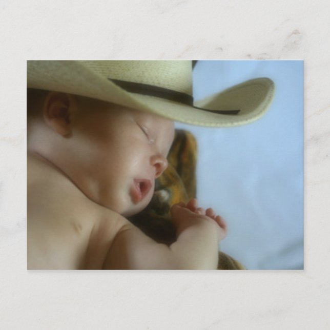 Baby Cowboy Vykort (Framsida)