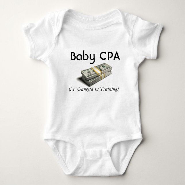 Baby CPA T-shirt (Framsida)