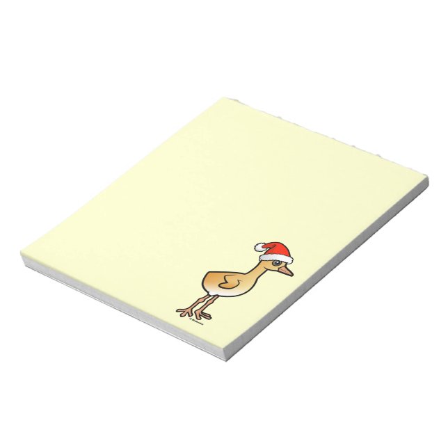 Baby Crane Santa Anteckningsblock (Roterad)
