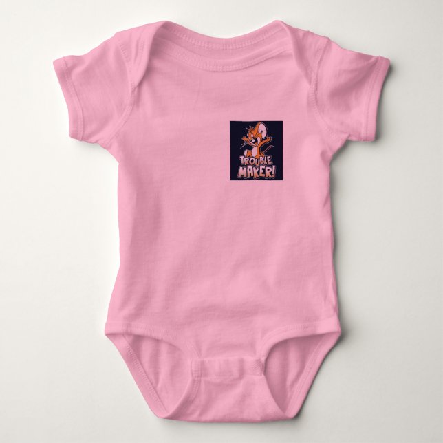 Baby Creeper - För flickor T Shirt (Framsida)