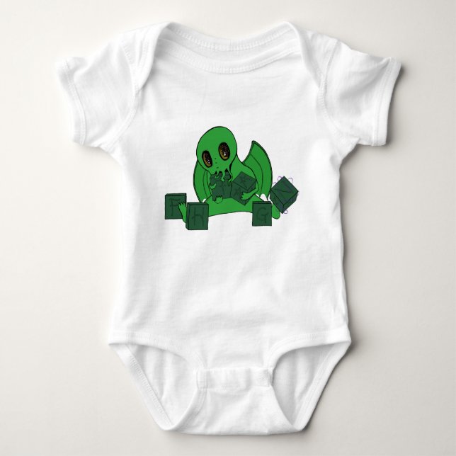 Baby Cthulhu T Shirt (Framsida)