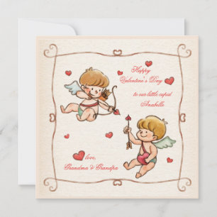 Baby Cupids Valentindagskort Julkort