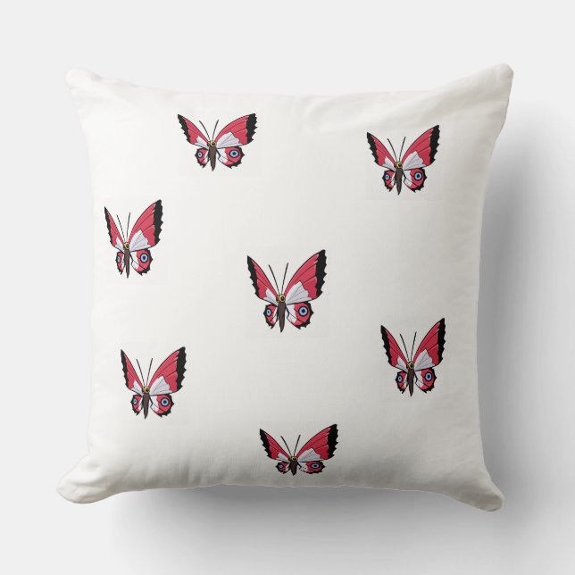 baby cushion with butterfly. kudde (Framsida)