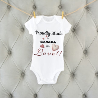 Baby Cute Bodykostym - Anpassa Land T Shirt