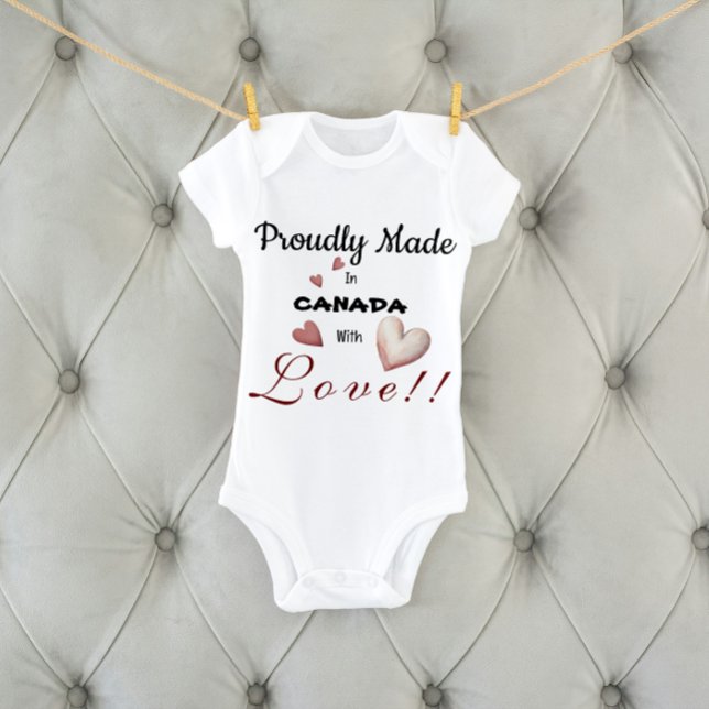 Baby Cute Bodykostym - Anpassa Land T Shirt (Skapare uppladdad)