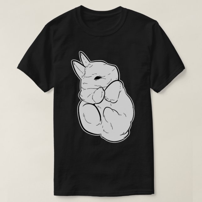 Baby Cute Bunny Owner  T Shirt (Design framsida)