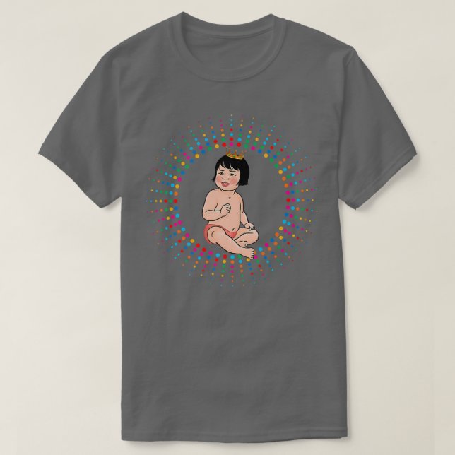 Baby Cute Girl Pregnant Mamma Pappa Baby Shower Ge T Shirt (Design framsida)