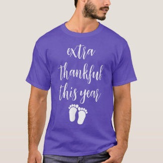 Baby Cute Thanksgiving Gravid Meddelande om  Wome T Shirt