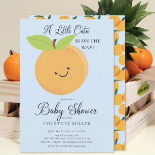 Baby Cutie Boys Baby Shower-inbjudan Inbjudningar