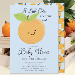 Baby Cutie Boys Baby Shower-inbjudan Inbjudningar