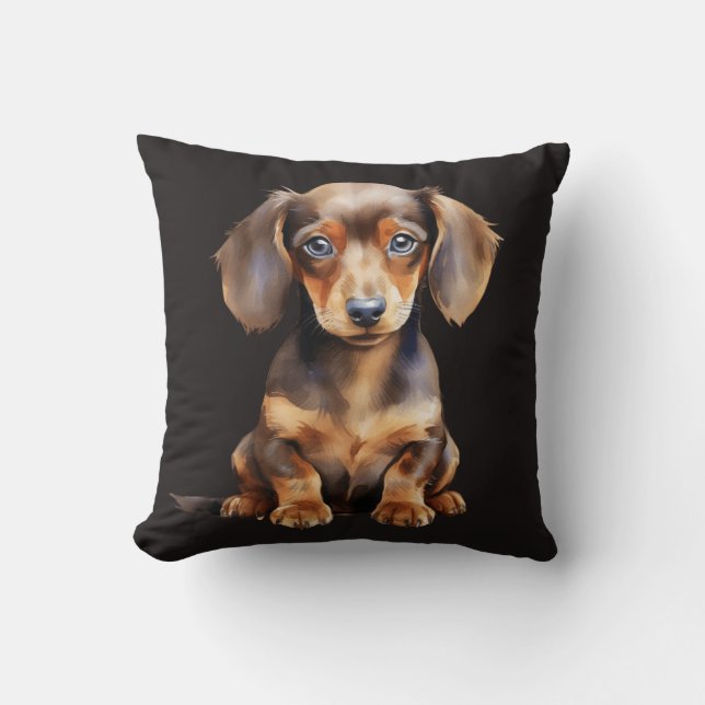 Baby Dachshund Kudde (Framsida)